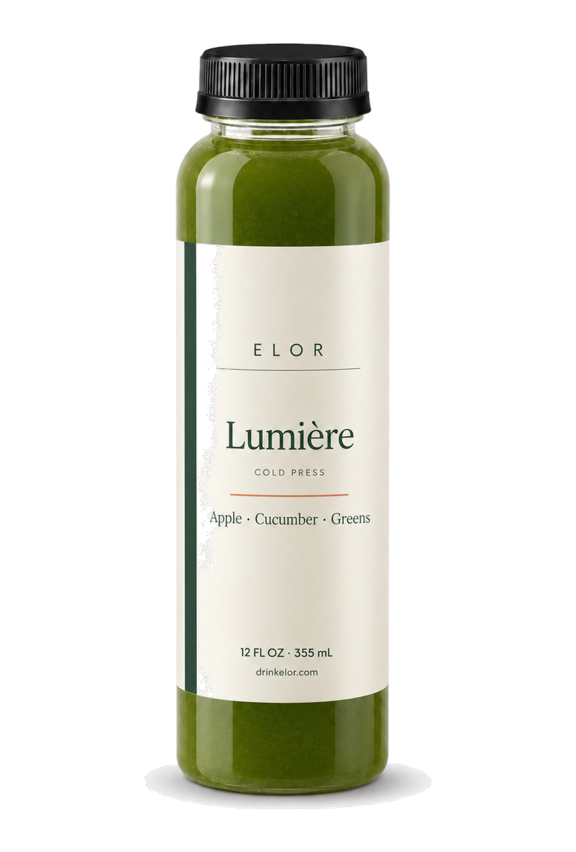 Lumière cold-pressed juice - apple cucumber celery spinach by Elor Nashville