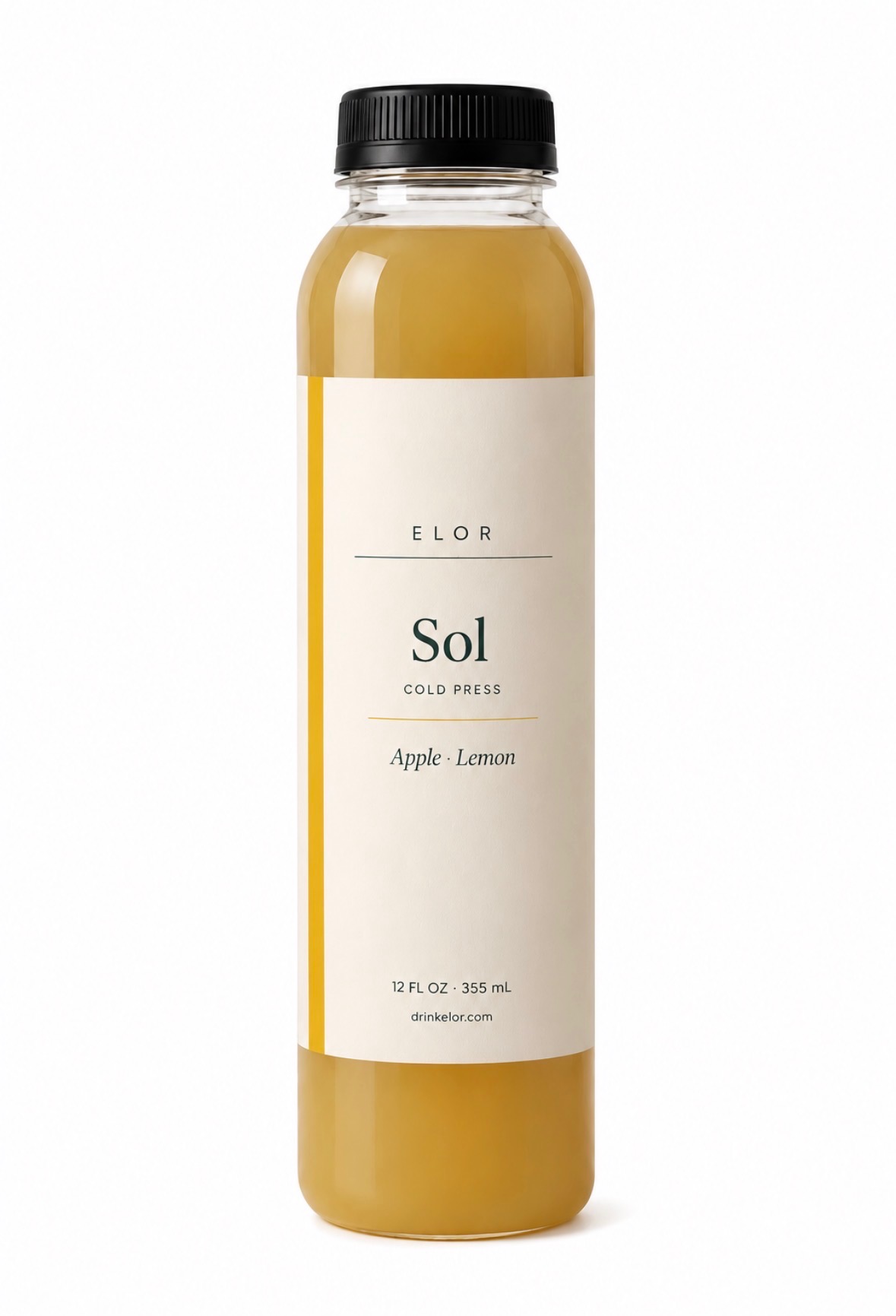 SOL No.02 cold-pressed apple lemon juice - Elor Nashville Tennessee