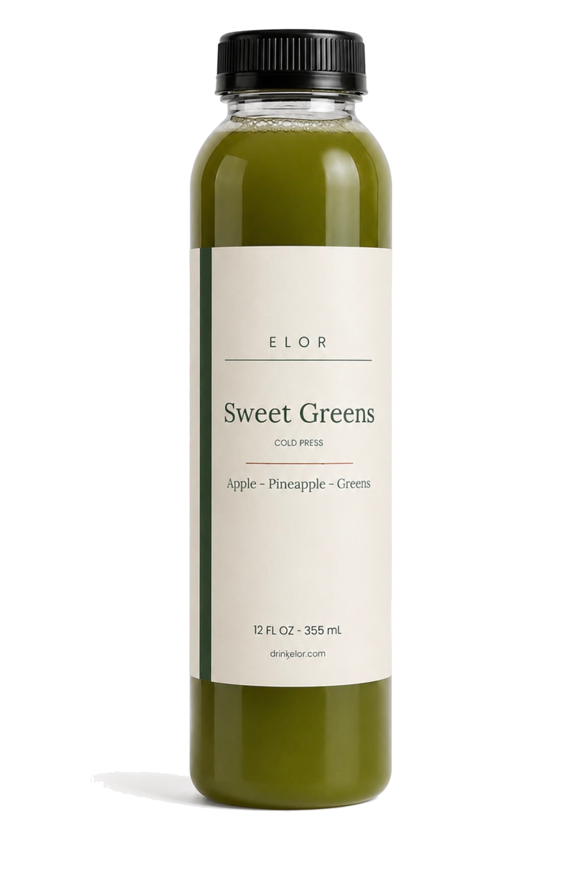 Sweet Greens No.09 cold-pressed green juice - Elor Nashville